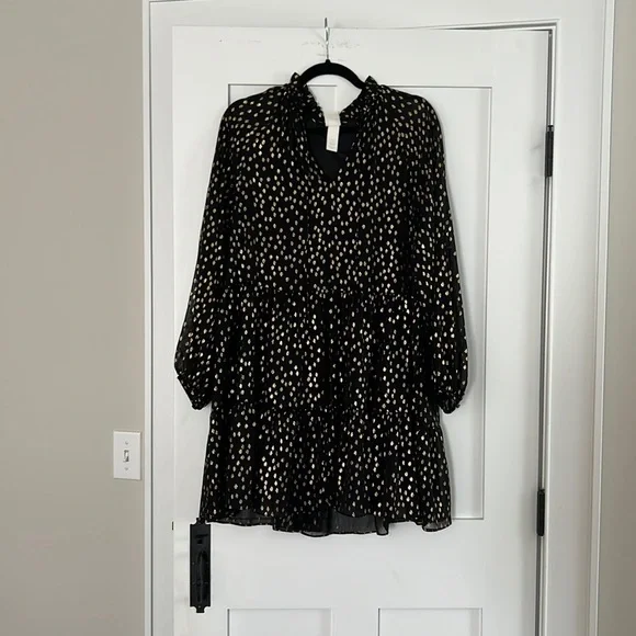 h&m black tunic dress Fliss